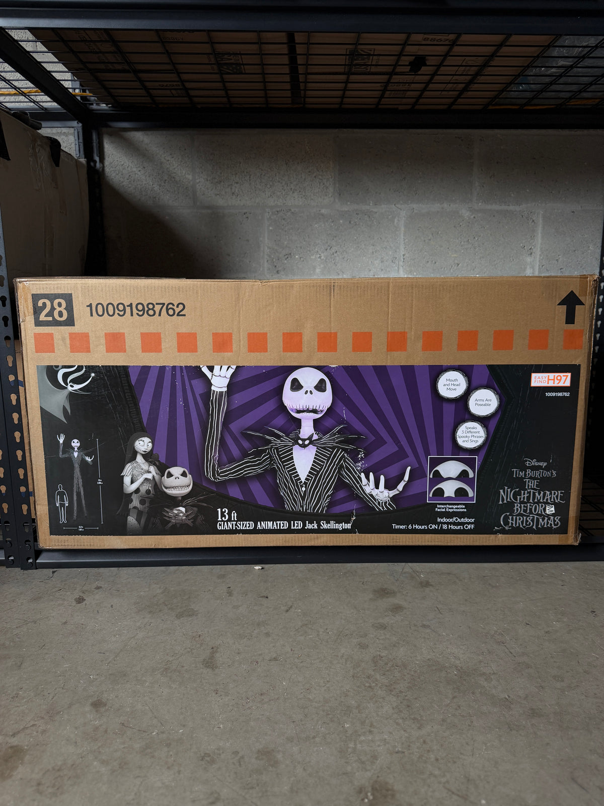 Jack Skellington 13ft - Animatronic