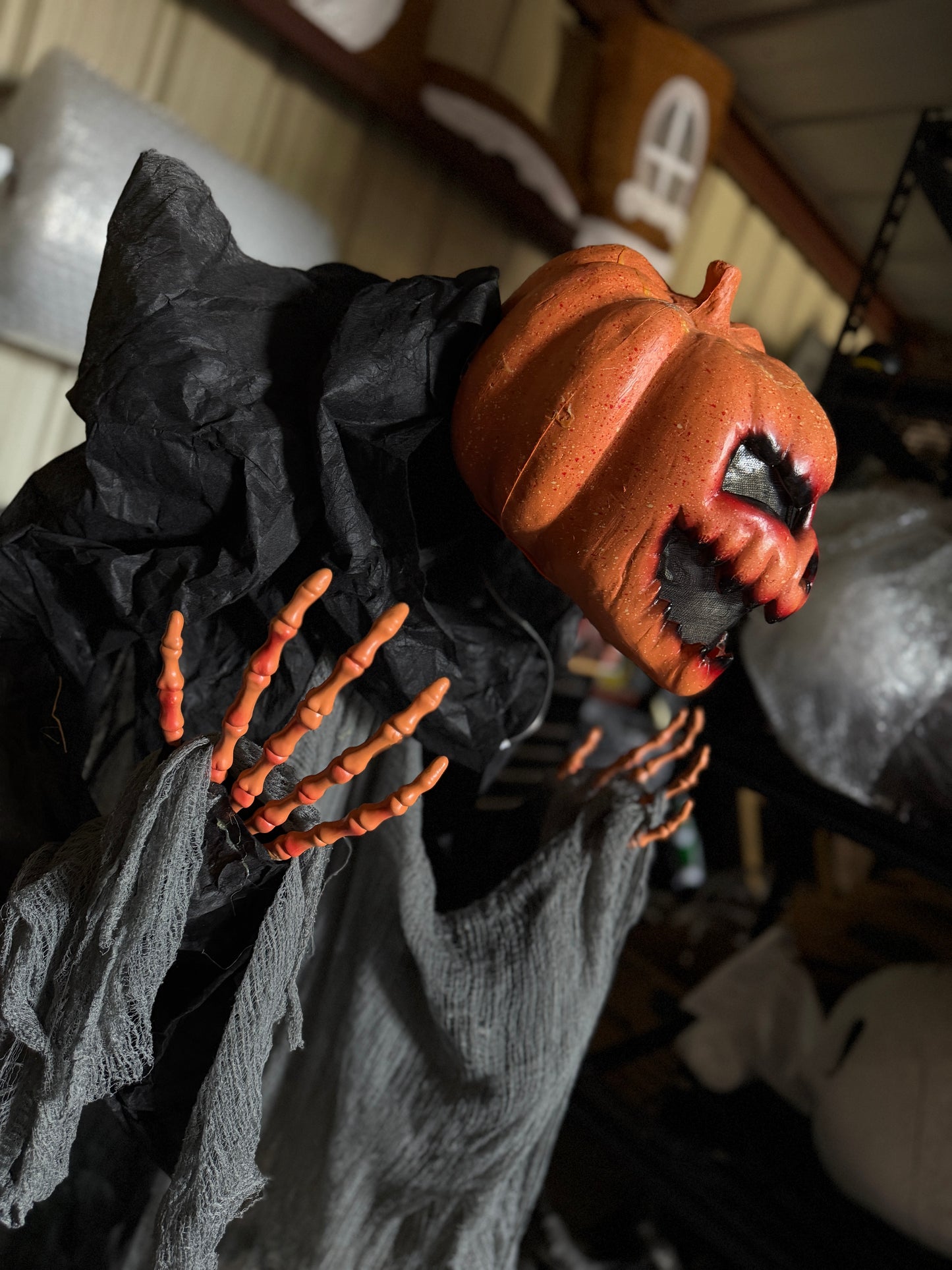 Pumpkin Man Animatronic