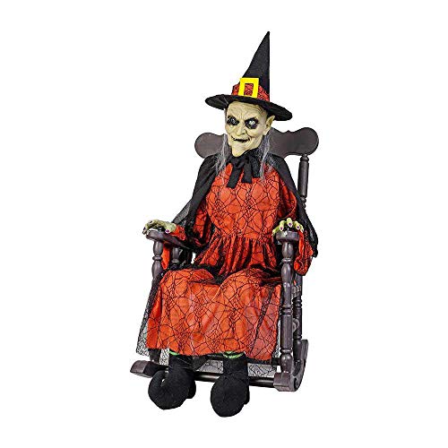 Rocking Chair Witch Animatronic