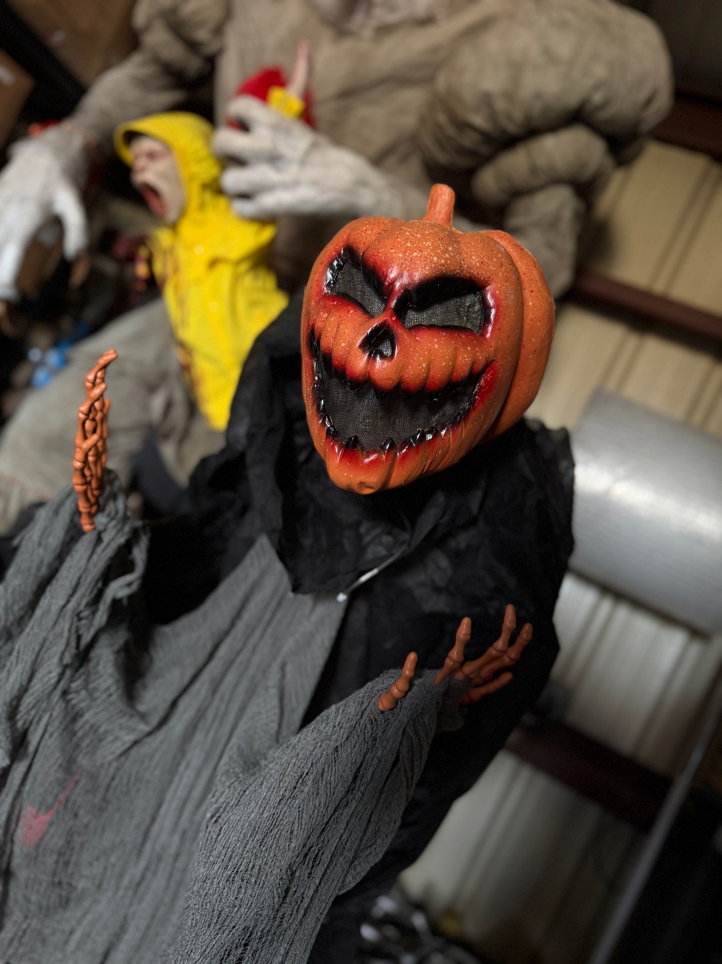 Pumpkin Man Animatronic