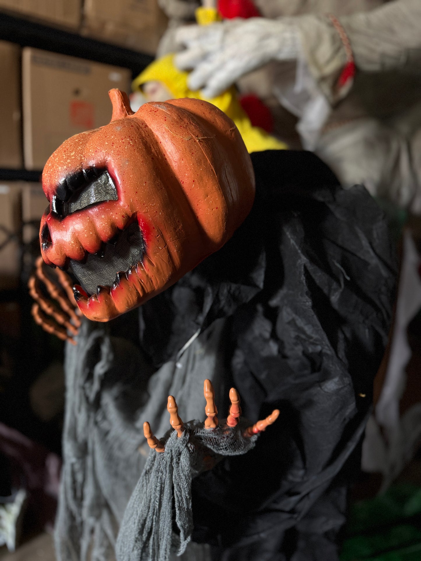 Pumpkin Man Animatronic