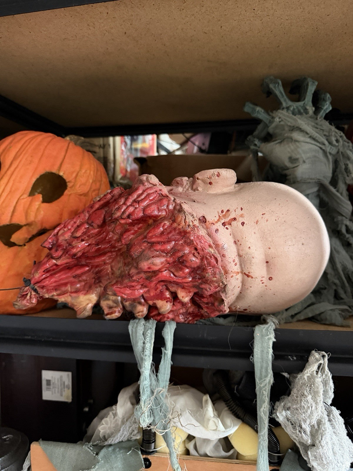 Spirit Halloween Animated LifeSize Animatronic Distortions Clown Severed Head