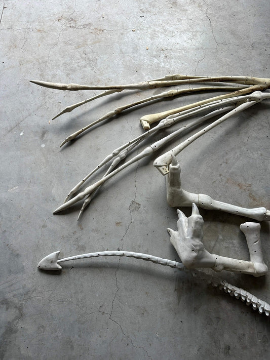 Spirit Halloween Animated Animatronic Life Size Giant Dragon Skeleton PARTS