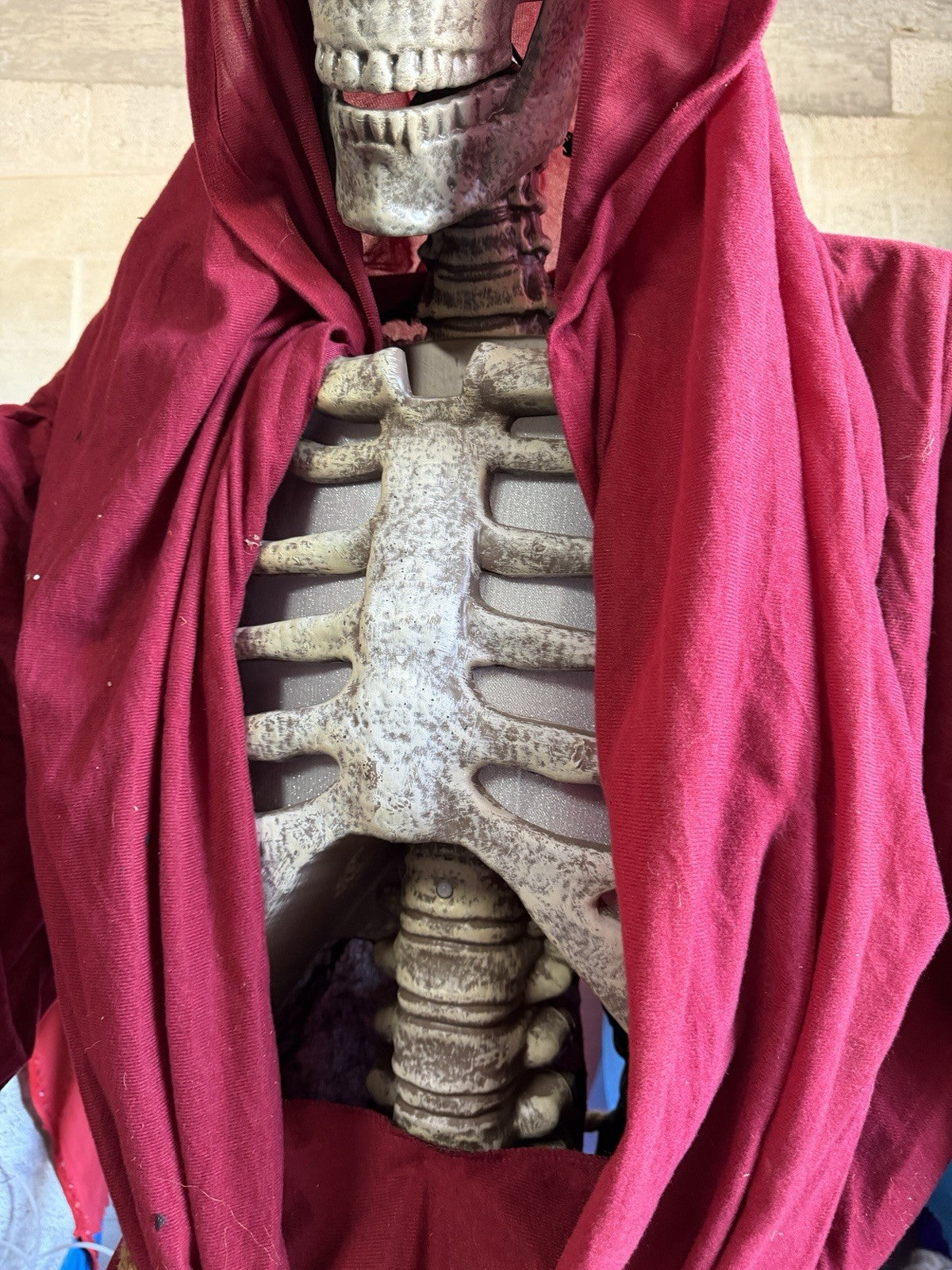 Spirit Halloween Animated Animatronic LifeSize Smoldering Reaper of Souls Grim 2