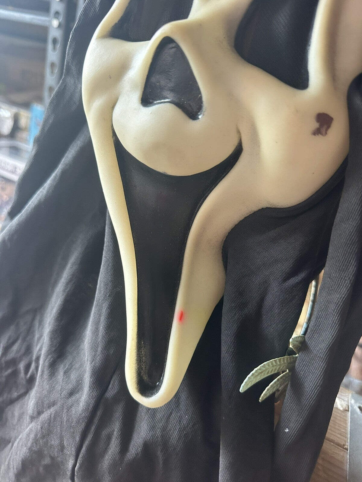 Vintage Fun World Happy Ghost mask Cotton Shroud  Scream Easter Unlimited