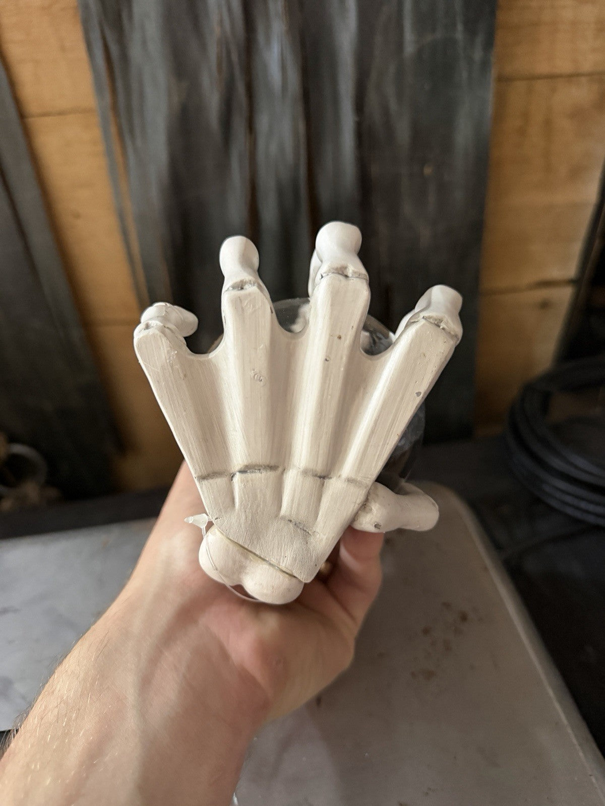 Spirit Halloween Animated Animatronic Life Size Skeleton Hourglass Glass