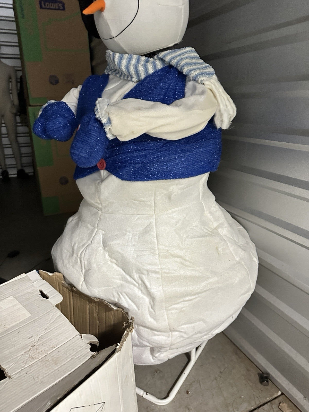 Christmas Animatronic Animated Waving Snowman Prop Rite Aid PAC Gemmy Life Size