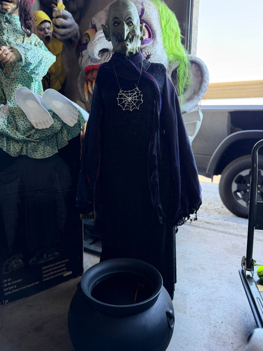 Cauldron Witch Animatronic