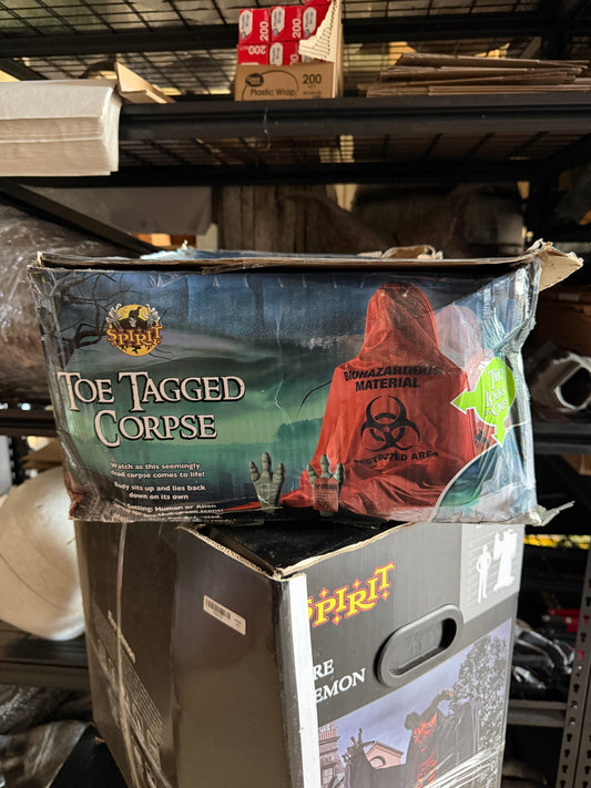 Toe Tagged Corpse Animatronic