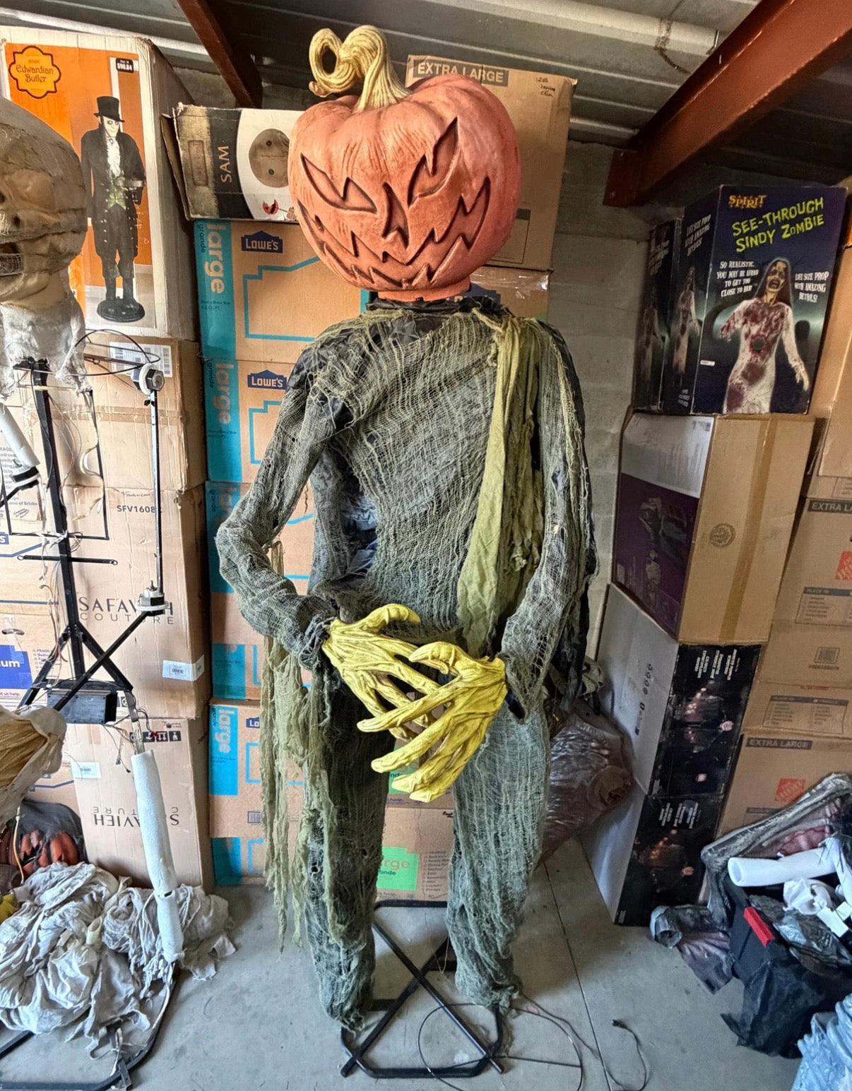12FT Pumpkin Man Animatronic