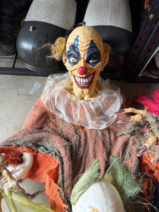 Lot of Hanging Clowns