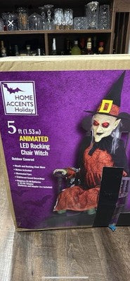 Rocking Chair Witch Animatronic